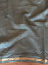 Banarasee Chanderi Handpainted Saree-Green