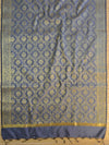 Banarasee Art Silk Jaal Design Dupatta-Grey