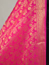 Art Silk Dupatta With Jaal Design-Pink