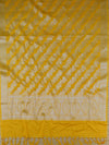 Banarasee Semi Silk Salwar Kameez Fabric & Dupatta With Silver Zari-Grey & Yellow