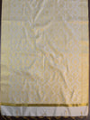 Banarasee Art Silk Jaal Design Dupatta-White