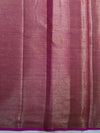 Banarasee Handloom Pure Dupion Silk Saree Antique Gold Zari Work-Green