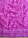 Handloom Mul Cotton Handblock Printed Suit Set-Pink