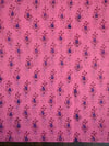 Kota Doria Block Printed Salwar Kameez Dupatta Set-Pink