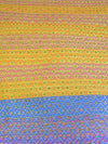 Banarasee Cotton Silk Mix Saree With Checks Design & Contrast Border-Blue
