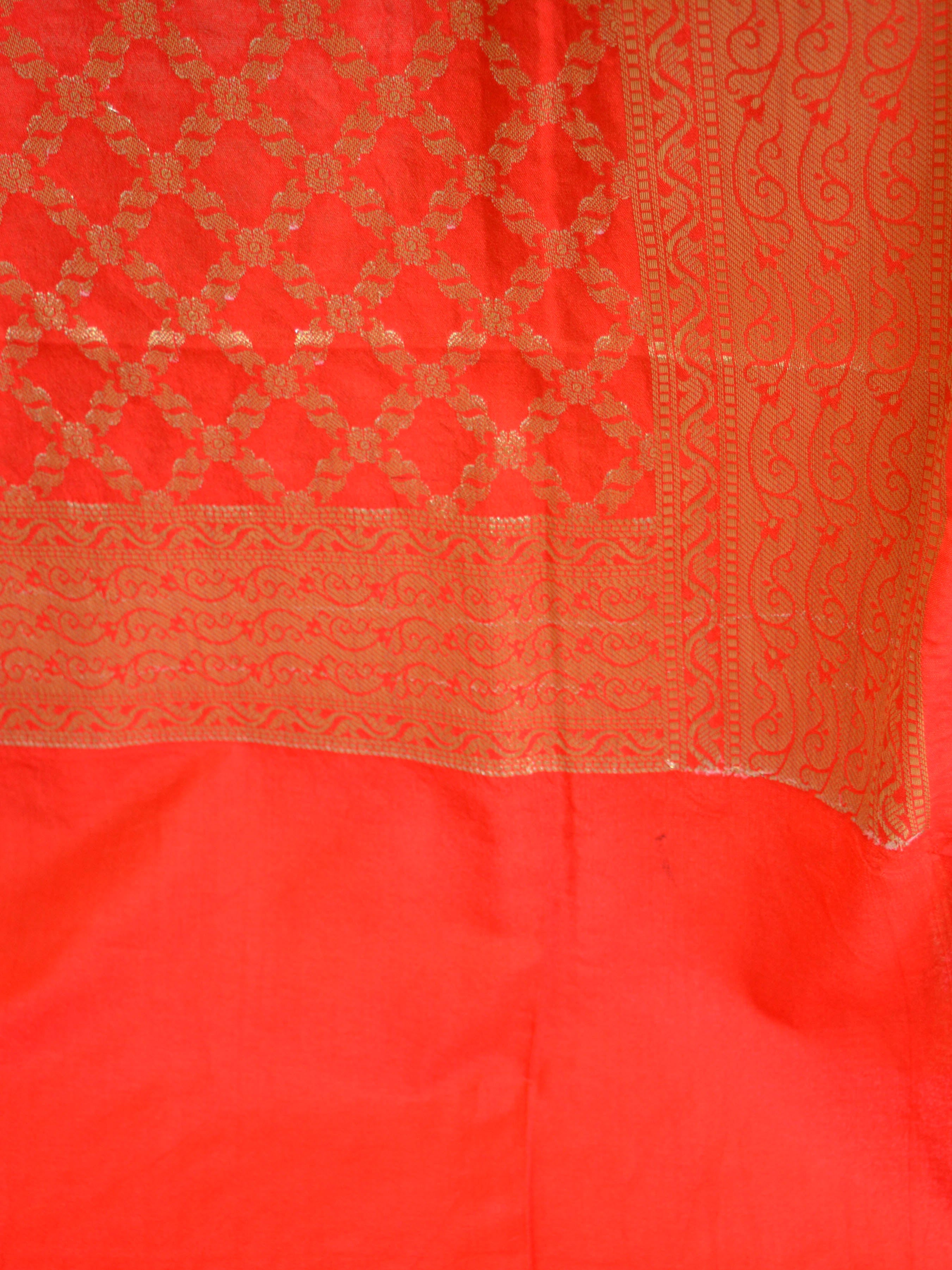 Banarasee Art Silk  Salwar Kameez Fabric With Contrast Dupatta-Yellow