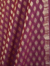 Banarasee Cotton Silk Salwar Kameez Fabric With Zari Buta-Maroon