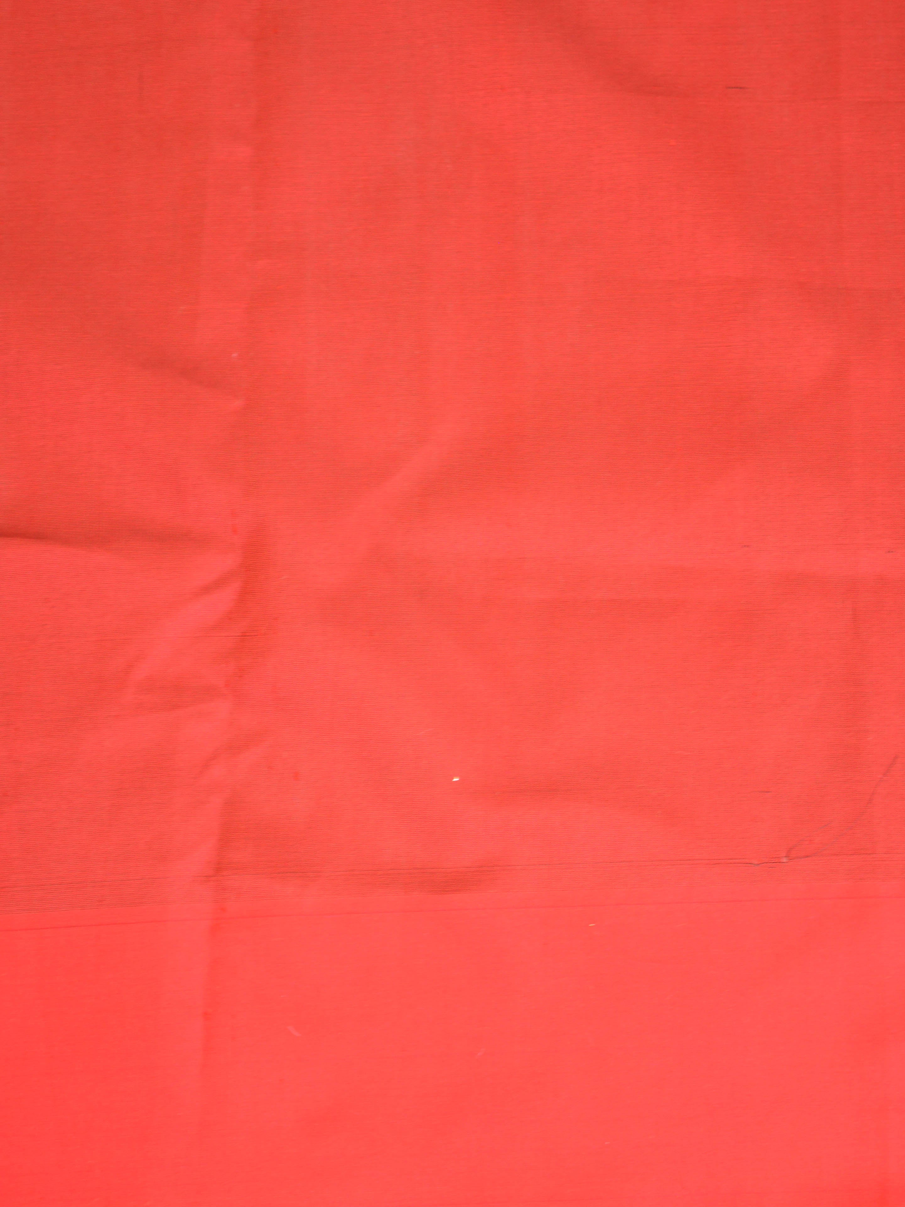 Banarasee Cotton Silk Saree With Plain Body & Paisley Design Border-White