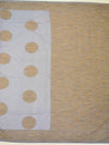 Banarasee Pure Handloom Soft Cotton Saree With Jute Work-Grey