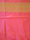 Banarasee Handwoven Semi Silk Saree With Zari Border & Buta-Peach