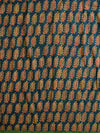 Handloom Mul Cotton Handblock Printed Suit Set-Green