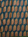 Handloom Mul Cotton Handblock Printed Suit Set-Green