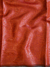 Kanjivaram Handwoven Semi Silk Saree With Jaal & Zari Border Design-Orange