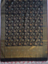 Banarasee Art Silk Jaal Design Dupatta-Black