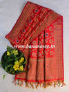 Banarasee Art Silk Jaal Design Dupatta-Red