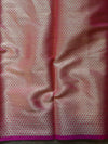 Banarasee Cotton Silk Saree With Zari Buti & Border-Pink