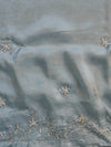 Banarasee Semi-Stitched Hand-Work Ombre Dye Zig-Zag Design Lehenga Blouse & Dupatta-Grey