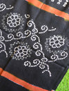 Handloom Mul Cotton Handblock Printed Suit Set-Black