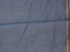 Banarasee Handloom Chanderi Shibori Dyed Saree With Contrast Blue Blouse-Off White
