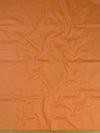 Banarasee Brocade Salwar Kameez Fabric With Mirror Work-Orange & Grey