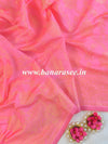 Banarasee Art Silk Jaal Design Dupatta-Pink