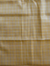 Banarasee Tissue Salwar Kameez Fabric With Contrast Silk Dupatta-Gold & Green