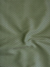 Banarasee Salwar Kameez Cotton Silk Resham Buti Woven Fabric-Green