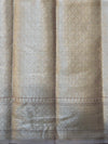 Banarasee Organza Mix Saree With Buti Design & Zari Border-Peach