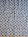 Banarasee Cotton Silk Salwar Kameez Ghichha Buti Fabric & Dupatta-Grey & White