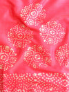 Pure Handloom Khadi Cotton Hand-Dyed Batik Pattern Salwar Kameez Dupatta Set-Red