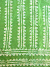 Pure Handloom Khadi Cotton Hand-Dyed Batik Pattern Salwar Kameez Dupatta Set-Blue & Green