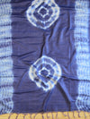 Handloom Silk Cotton Ghichha Woven Shibori Dupatta Suit Set-Blue