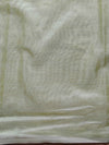 Banarasee Handwoven Organza Silk Floral Embroidery Saree-Light Green