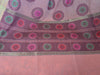 Banarasee Super Net Saree With Chakra Design & Zari Border-Peach