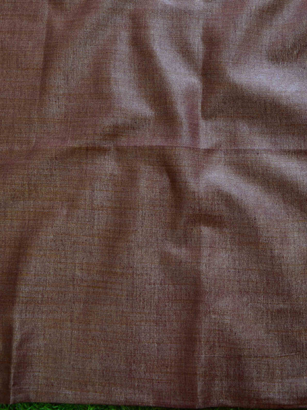 Handloom Khadi Cotton Salwar Kameez With Madhubani Print Dupatta-Brown & Beige