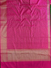 Banarasee Cotton Silk  Saree With Zari Buti & Border-Pink
