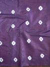 Bhagalpuri Salwar Kameez Glossy Cotton Silk Shibori Dye Fabric-Yellow & Violet