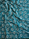 Handloom Khadi Cotton Hand-Dyed Batik Pattern Salwar Kameez Dupatta Set-Green & Blue
