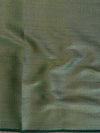 Banarasee Cotton Silk  Saree With Zari Buti & Border-Green