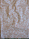 Handloom Mul Cotton Handblock Printed Suit Set-White