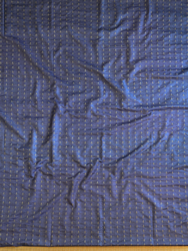 Handloom Silk Cotton Ghichha Woven Salwar Kameez Dupatta Set-Blue