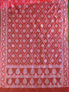Banarasee Cotton Jamdani Saree With Resham Jaal-Peach