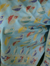 Banarasee Salwar Kameez Semi Katan Silk Zari Buti Fabric With Chiffon Dupatta-Sky Blue