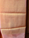 Banarasee Handwoven Semi Silk Saree Broad Zari Border-Peach