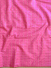 Handloom Silk Cotton Ghichha Woven Salwar Kameez Dupatta Set-Pink