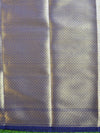 Banarasee Cotton Silk Saree With Zari Buti & Border-Deep Blue