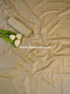 Handloom Khadi Cotton Dobby Pattern Salwar Kameez Dupatta Set- Beige