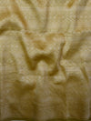 Banarasee Handloom Pure Tissue Silk Embroidered Saree-Gold