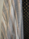 Banarasee Salwar Kameez Soft Cotton Resham Woven Fabric With Contrast Dupatta-Black