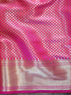 Banarasee Art Silk Saree With Zari Buta & Border-Pink